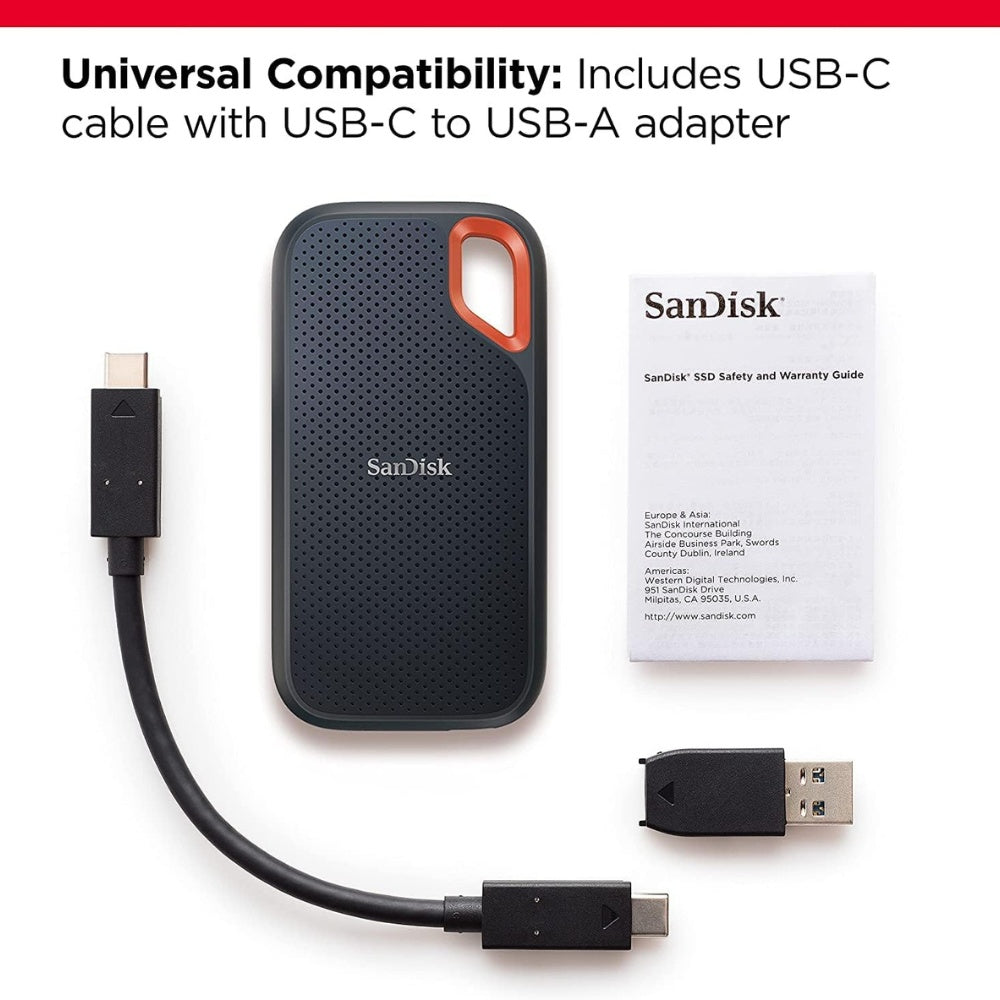 SanDisk Extreme Portable SSD 2TB - Cle Market