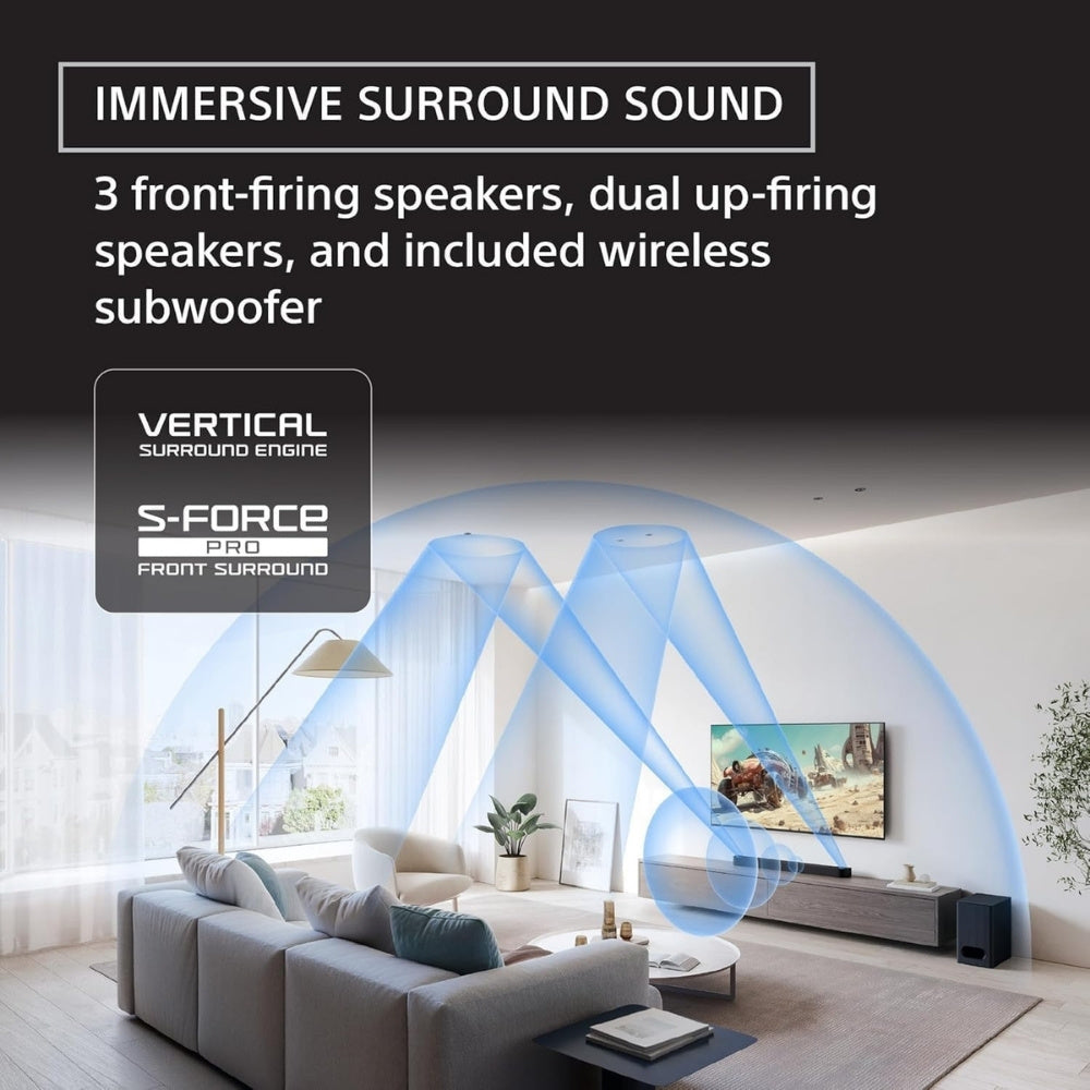 Sony BRAVIA Theatre Bar 6 3.1.2ch SoundBar with Wireless Subwoofer HT-B600 - Cle Market