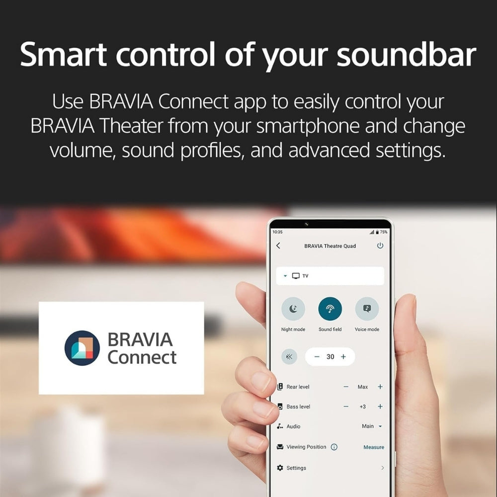 Sony BRAVIA Theatre Bar 6 3.1.2ch SoundBar with Wireless Subwoofer HT-B600 - Cle Market