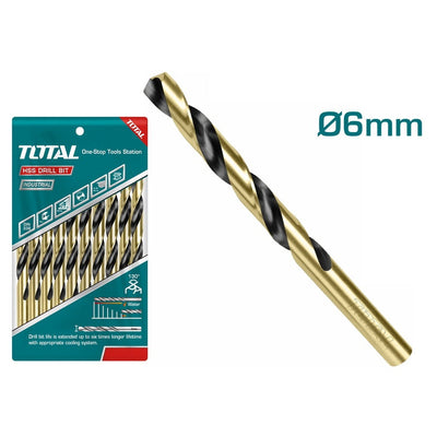 Total TAC100603 6mm HSS Drill Bit - product view