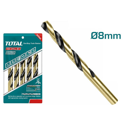 Total TAC100803 8mm HSS Drill Bit - product view