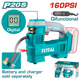 Total TACLI2012 cordless digital tire inflator with hose, carrying handle and adapters