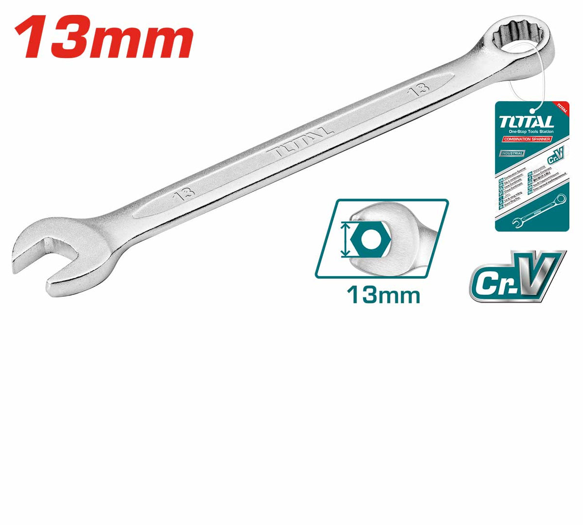 Total TCSPA131 13mm Combination Spanner - product view
