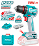Total TDLI205062 20V Cordless Drill Kit - product view