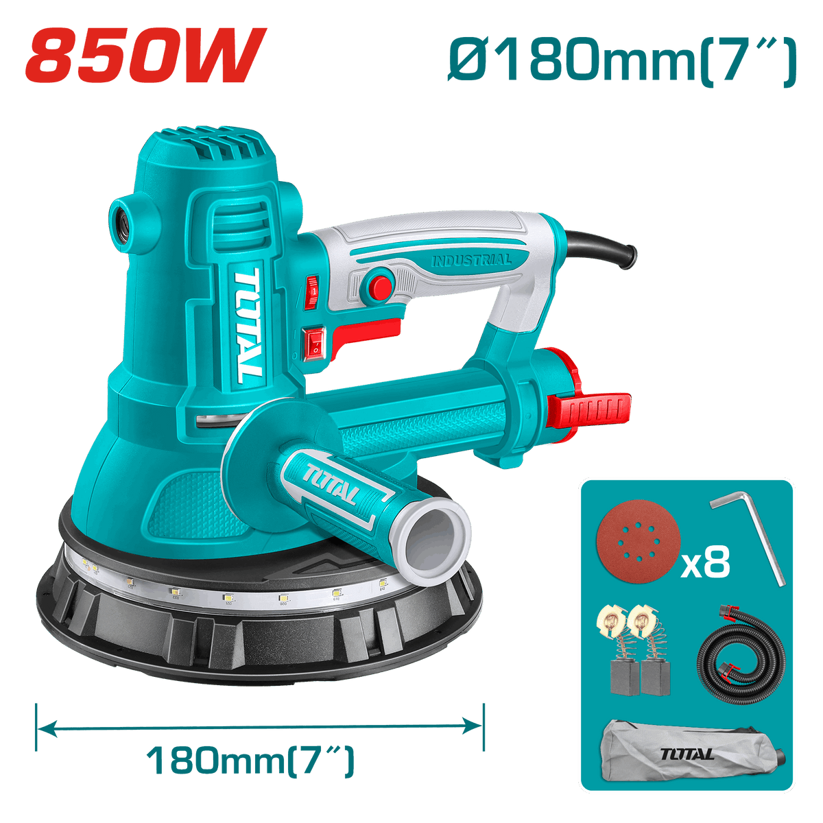 Total TDWS10508 850W Drywall Sander - product view