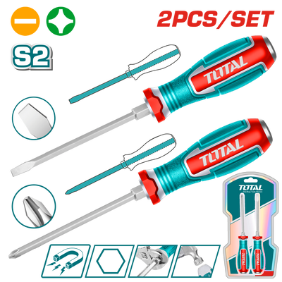 Total TGTST0206 Go-Through Screwdrivers, 2pcs - product view