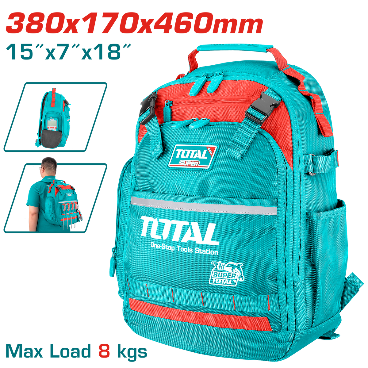 Total THBP02025 Tool Backpack - product view