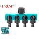 Total THHC604101 4-Way Garden Hose Splitter - product view