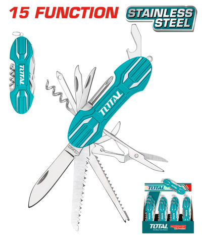 Total THMFK0156 15-in-1 Multi-Function Knife - product view