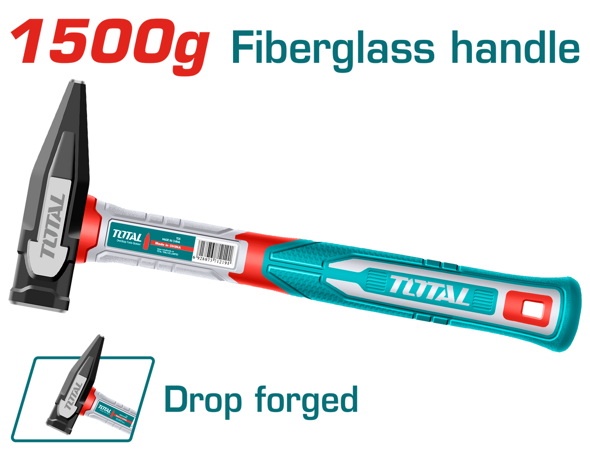 Total THMH621500 1500g Machinist Hammer - product view