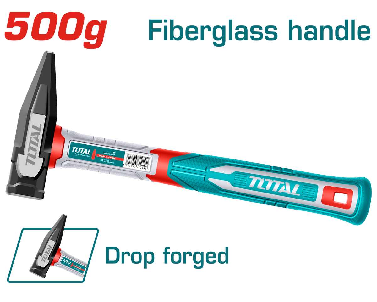Total THMH62500 500g Machinist Hammer - product view
