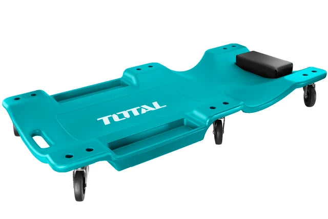 Total THPLCC0405 plastic car creeper with headrest, contoured body and swivel casters