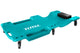 Total THPLCC0405 plastic car creeper with headrest, contoured body and swivel casters