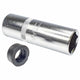 Total THSPS12166 deep spark plug socket with square-drive body and polished finish