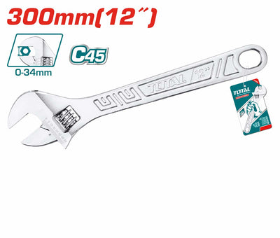Total THT1010123 12-Inch Adjustable Wrench - product view
