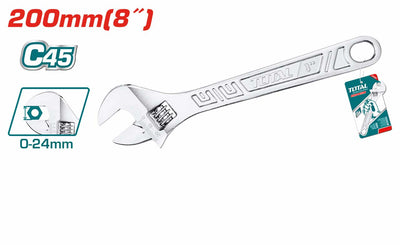 Total THT101083 8-Inch Adjustable Wrench - product view