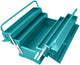 Total THT10701 metal toolbox with expandable trays and central carrying handle