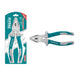 Total THT110806P combination pliers with gripping jaws, cutting edges and ergonomic handles