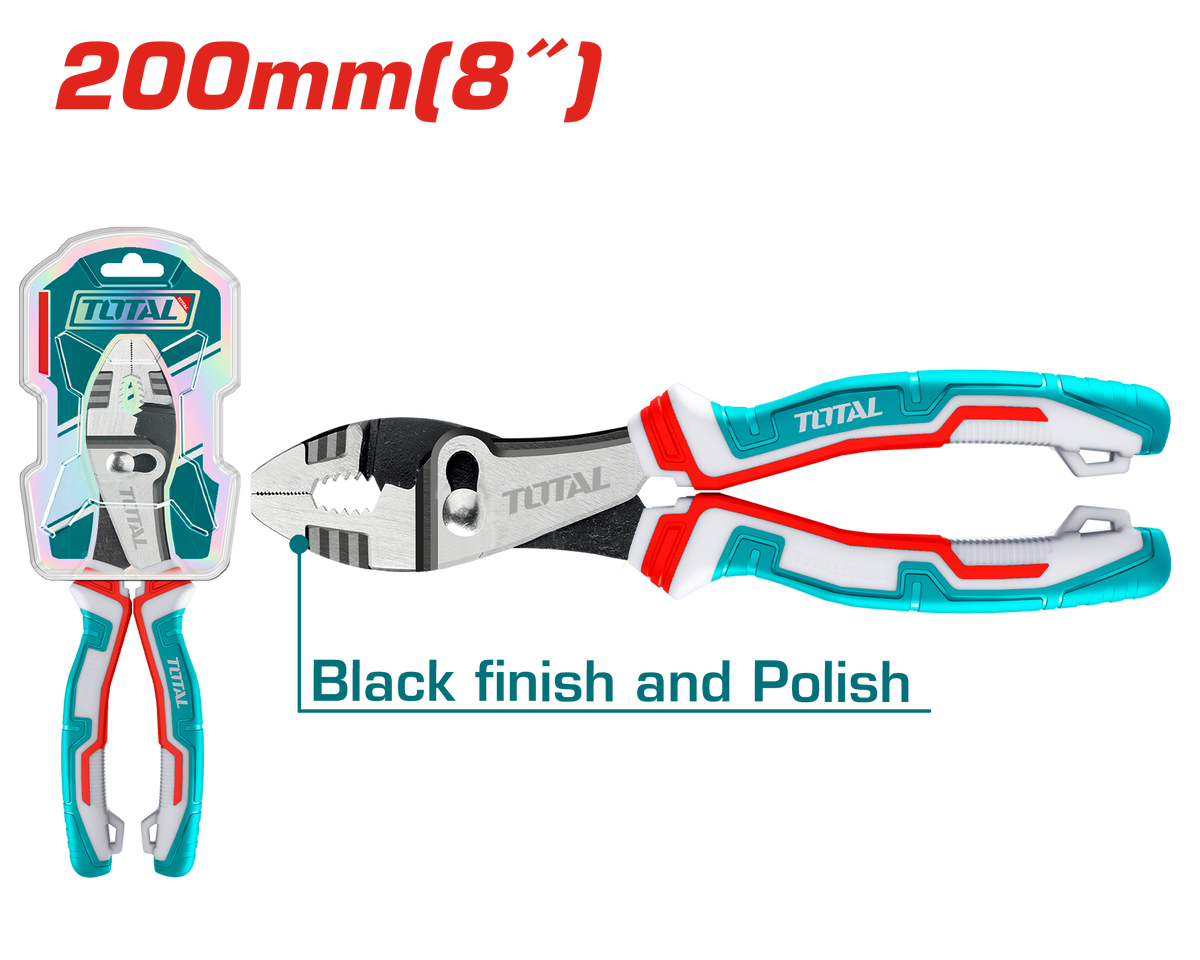 Total THT118082 200mm Slip Joint Pliers - product view