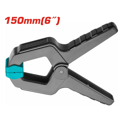 Total THT13362 spring clamp with squeeze handles and protective jaw pads