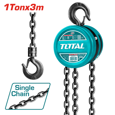 Total THT1611 1-Ton Chain Block, 3m - product view