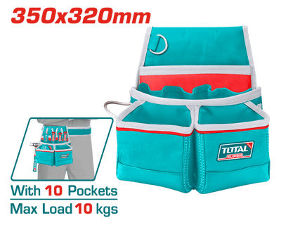 Total THT16P10125 10-Pocket Tool Belt Pouch - product view