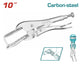 Total THT1921003 welding locking pliers with broad forked jaw and release lever