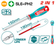 Total THT250266 2-in-1 Reversible Screwdriver - product view