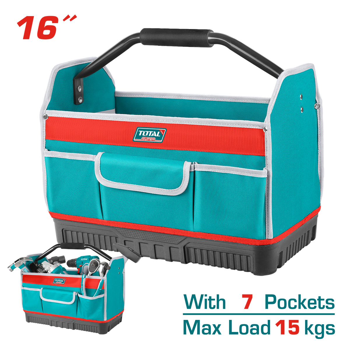 Total THT36L03 16-Inch Tool Bag - product view