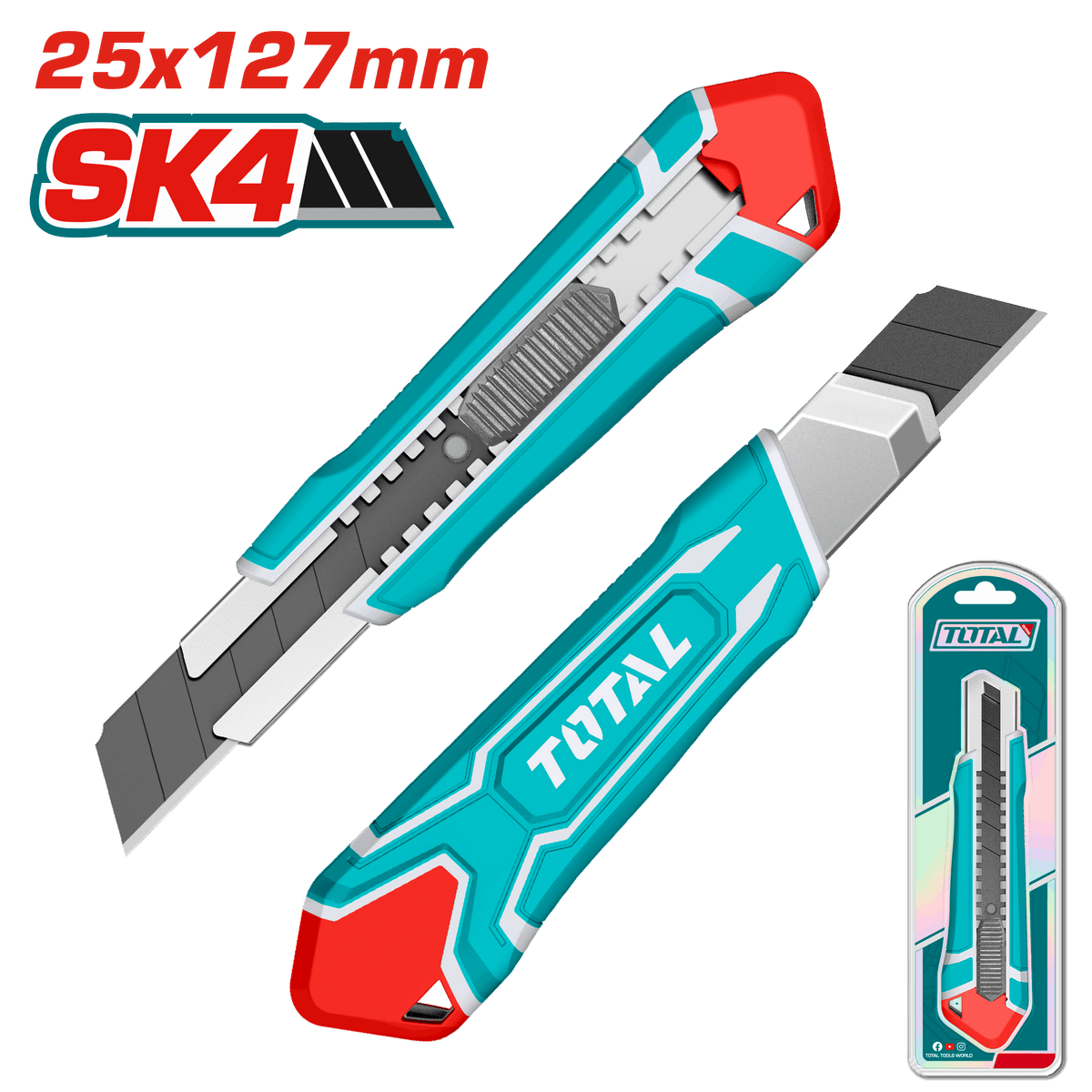 Total THT5112505 25mm Snap-Off Knife Handle - product view