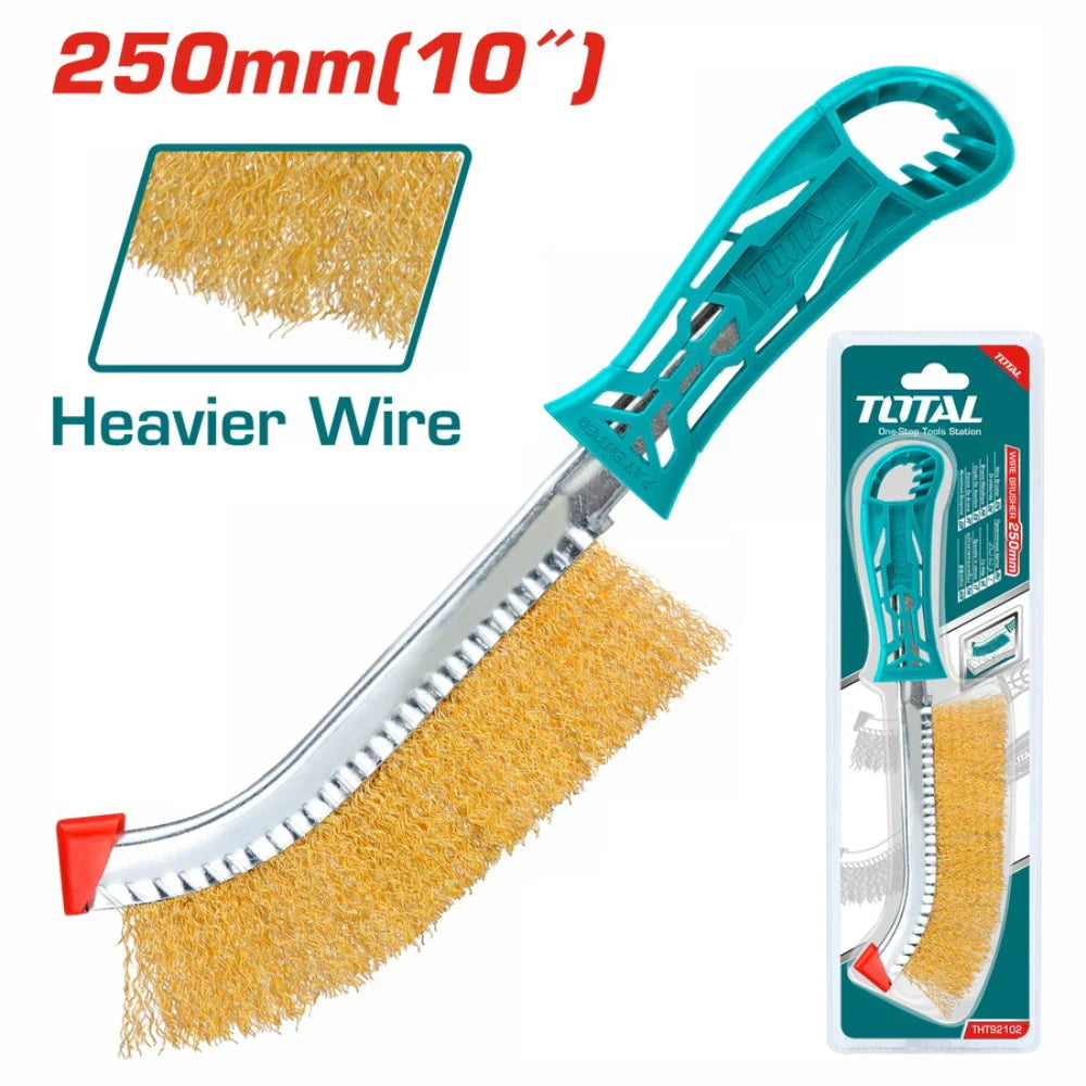 Total THT92102 250mm Hand Wire Brush - product view