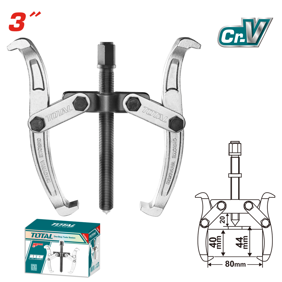 Total THTGP236 3-Inch Two-Jaw Puller - product view