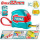Total TMT80832M 8m x 32mm Measuring Tape - product view