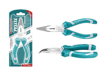 Total THT1466P 160mm Bent Nose Pliers - product view