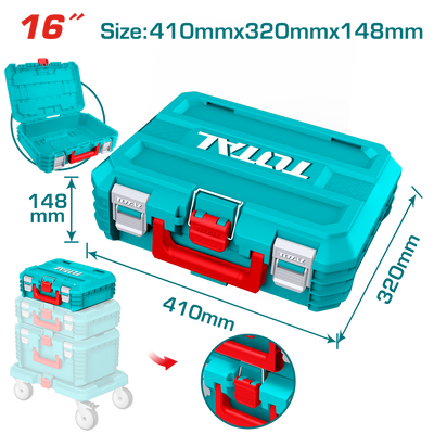 Total TPBXS101 16-Inch Stackable Tool Box - product view