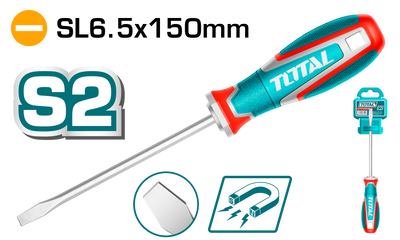 Total TSDSL6150 SL6.5 x 150mm Slotted Screwdriver - product view