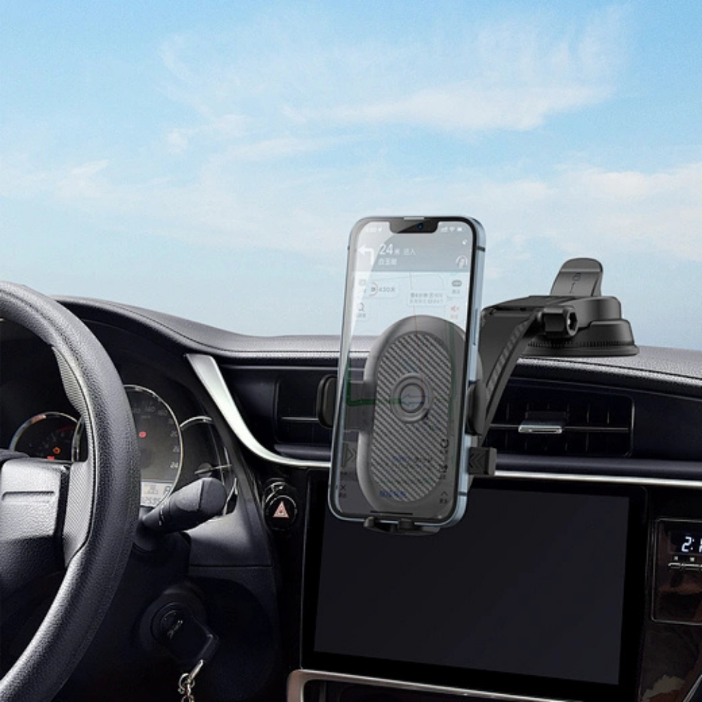 WiWU Universal Mobile Phone Holder Mount For Car Windshield Dashboard