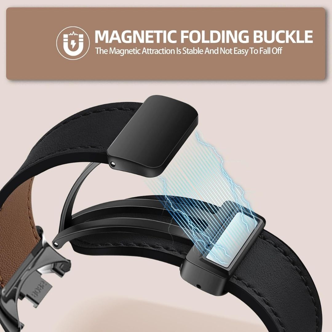 Xiaomi Band 10 9 8 PU Leather Strap
