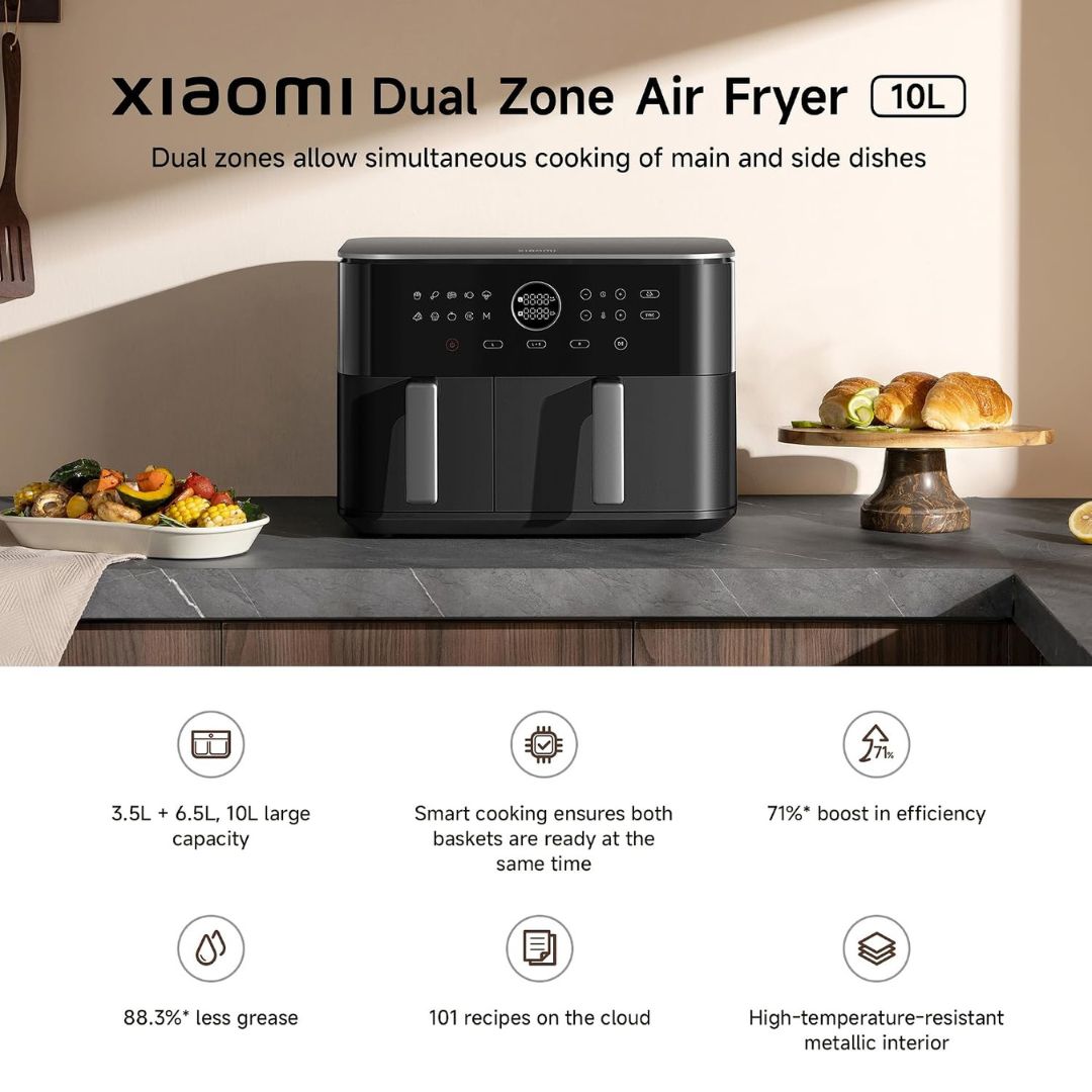 Xiaomi Dual Zone Air Fryer 10L