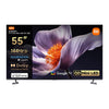 Xiaomi TV with QD Mini LED display featuring a flower on the screen.