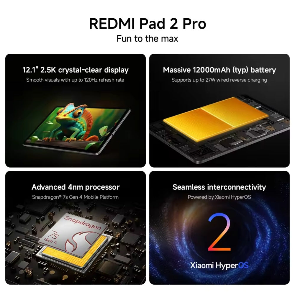 Xiaomi Redmi Pad 2 Pro 256GB - Cle Market