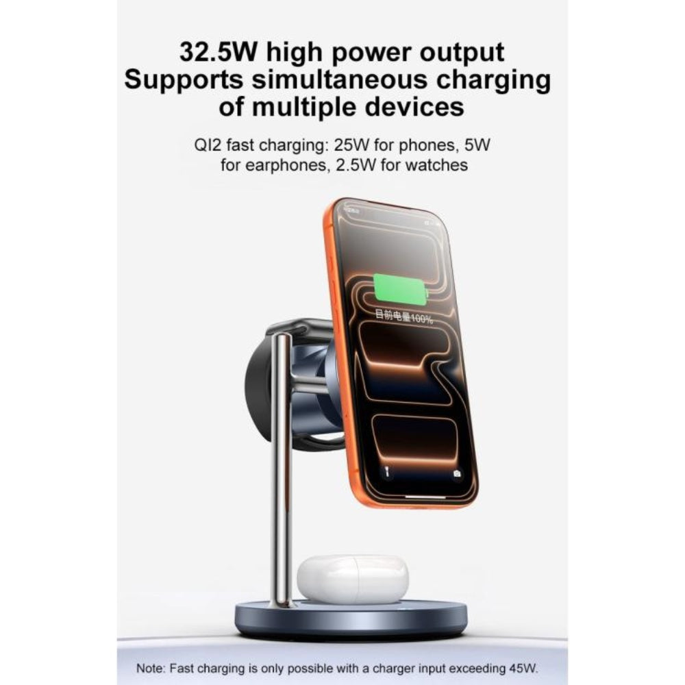 Yesido 25W Wireless 3 in 1 Charging Station (32.5W Max) - Cle Market