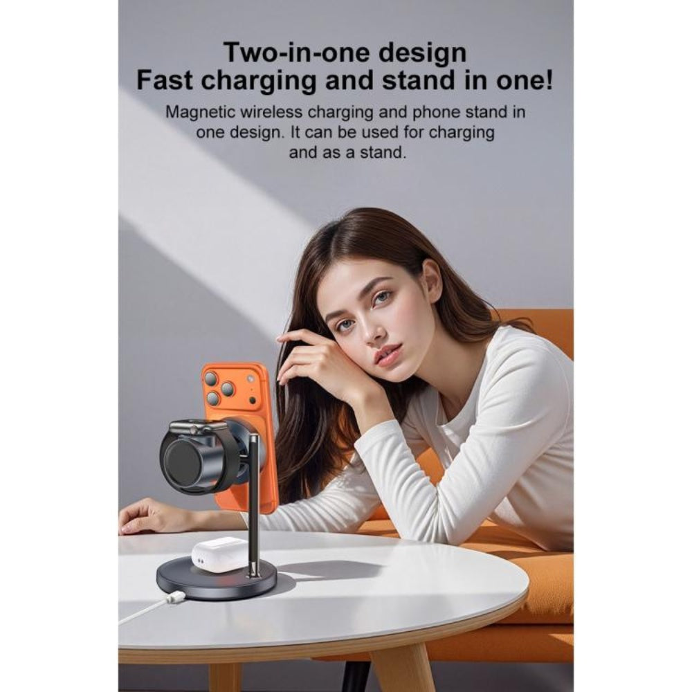 Yesido 25W Wireless 3 in 1 Charging Station (32.5W Max) - Cle Market