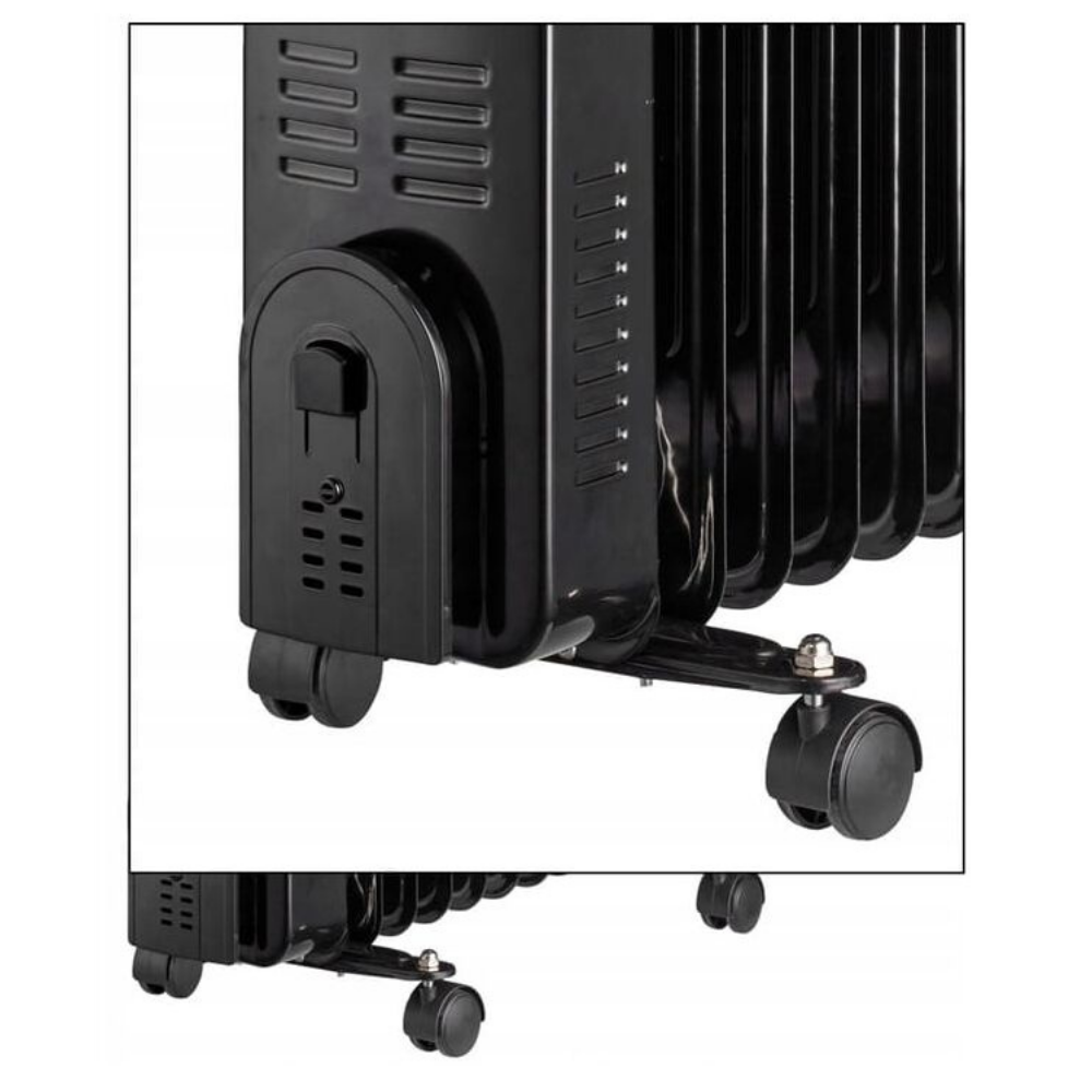 Zilan Electric Oil Filled Heater 9 Fins 3 Power Mode 2000w
