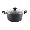 Zilan Granite Sauce Pan 28cm With Glass Lid Induction