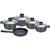Zilan Granite Kitchen Set (9 Pcs) with Glass Lids