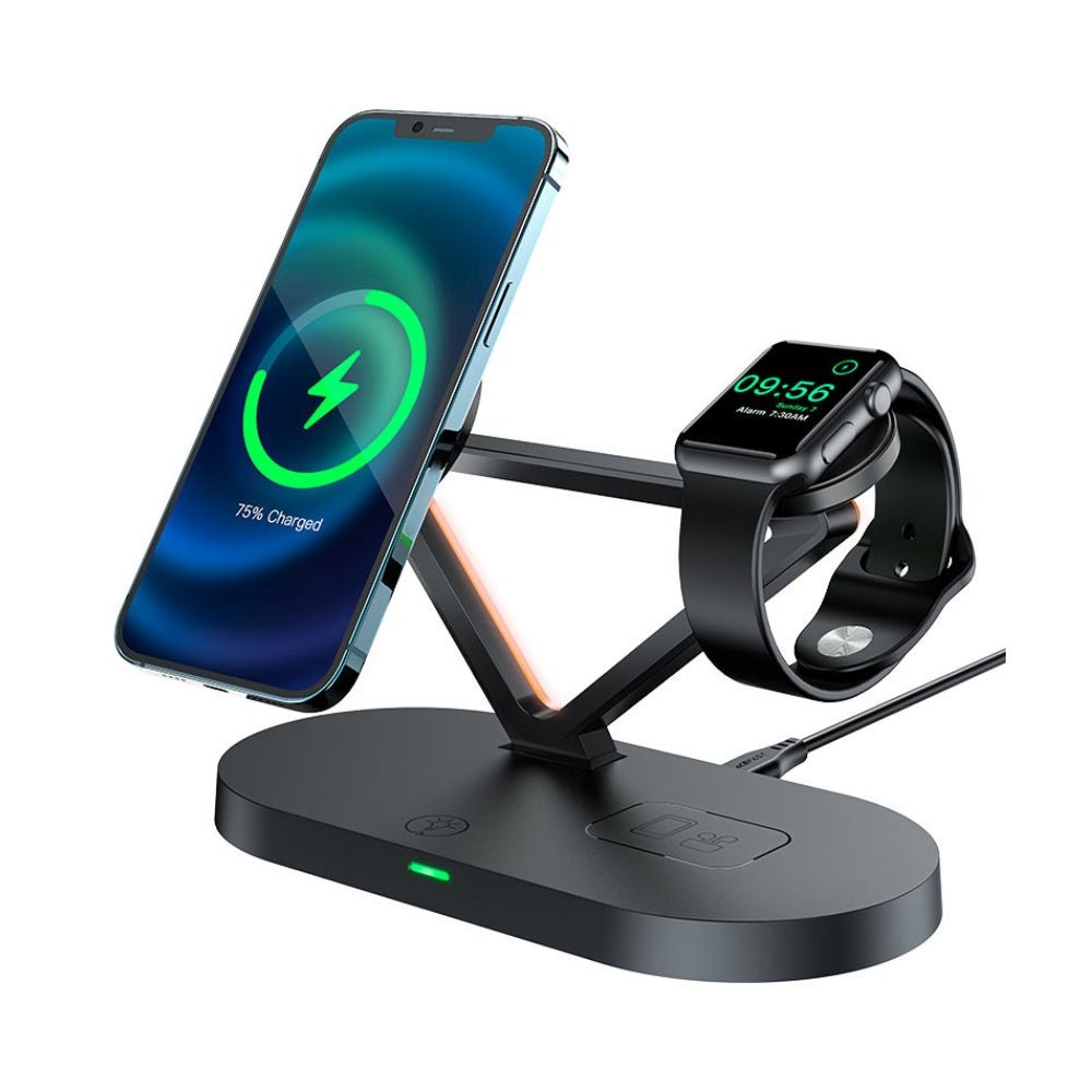 AceFast - AceFast 3 in 1 Fast Wireless Charger Desktop Holder E9 - Cle Market