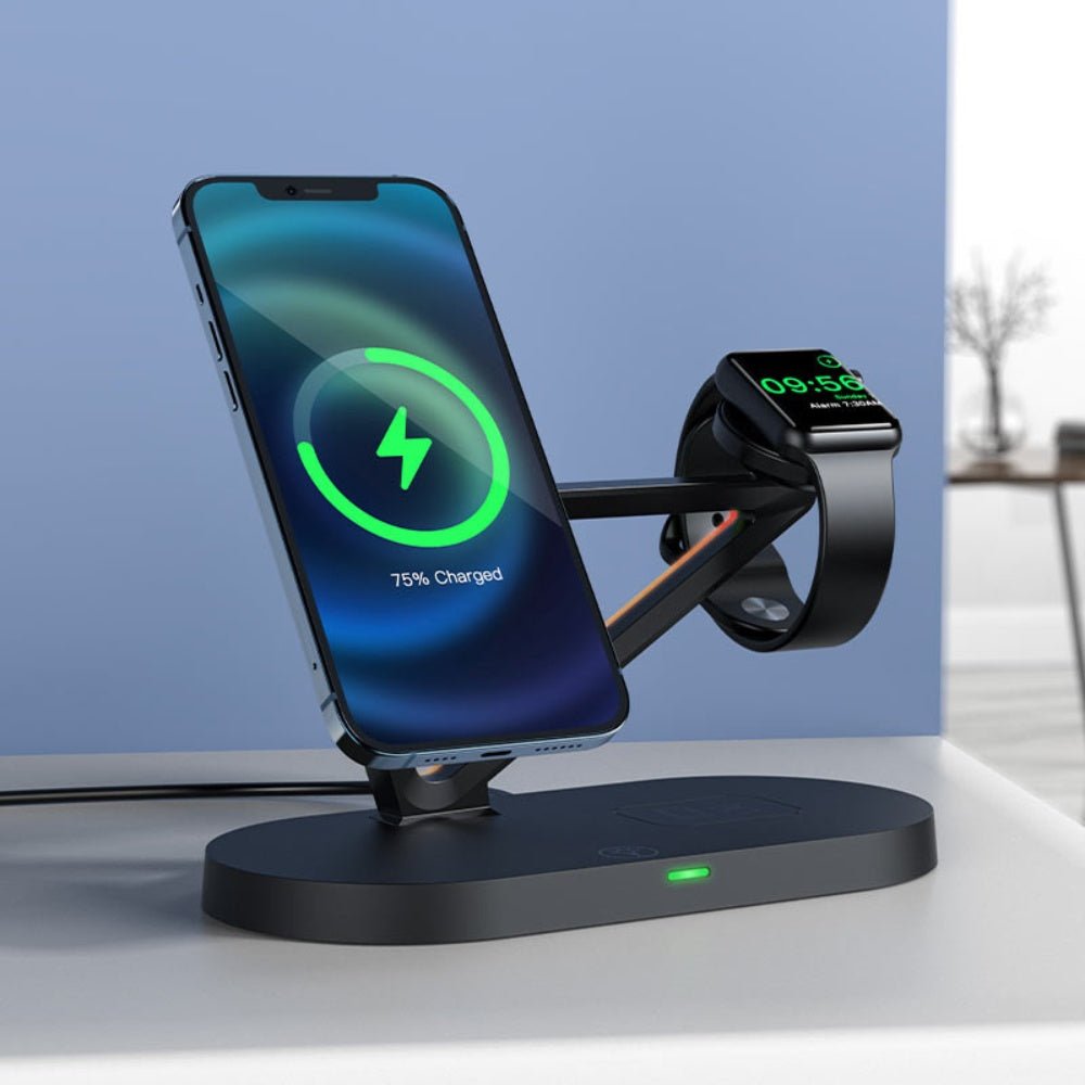 AceFast - AceFast 3 in 1 Fast Wireless Charger Desktop Holder E9 - Cle Market