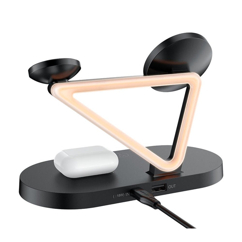 AceFast - AceFast 3 in 1 Fast Wireless Charger Desktop Holder E9 - Cle Market