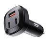 AceFast - AceFast 66W 3 - Port Metal Car Charger B3 - Cle Market